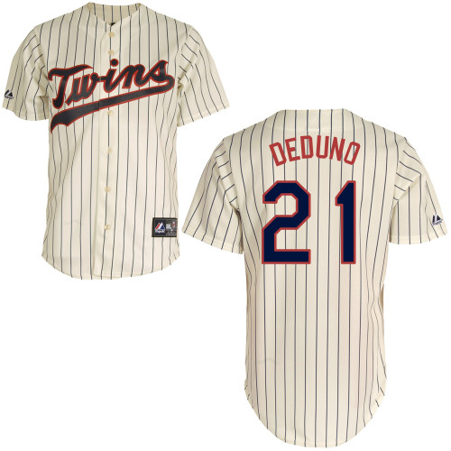 Samuel Deduno #21 mlb Jersey-Minnesota Twins Women's Authentic Alternate 3 White Baseball Jersey